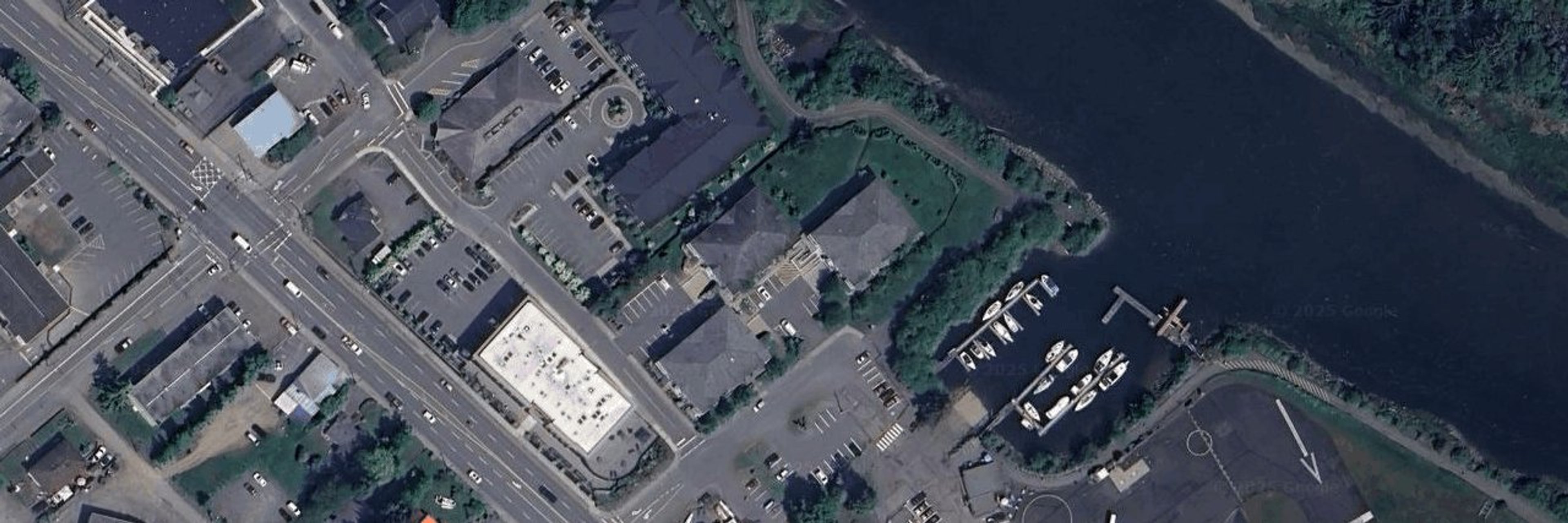 The Tides aerial view
