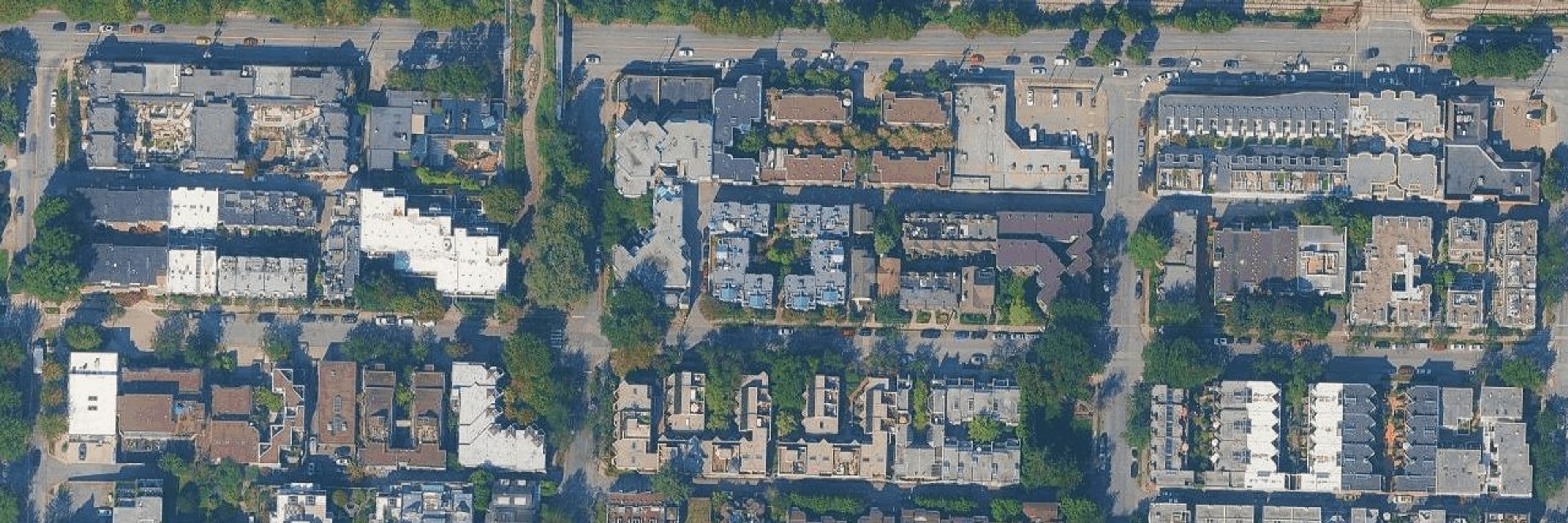 Emerald Court aerial view