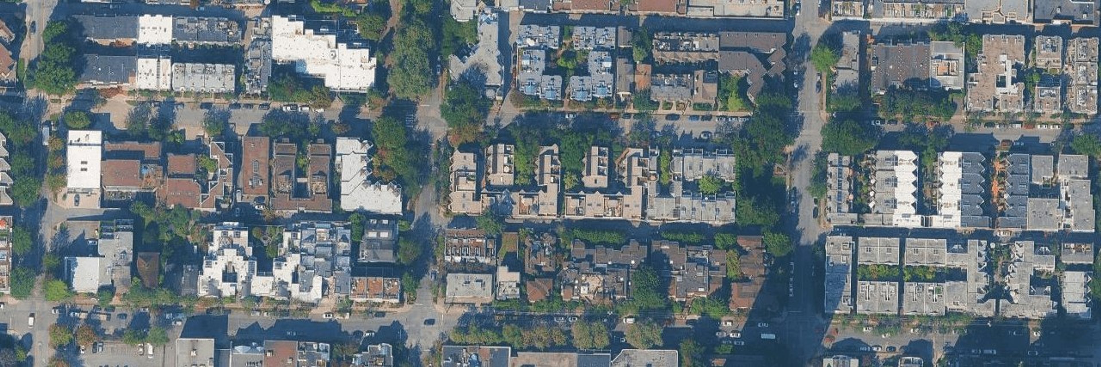 Laurel Court aerial view