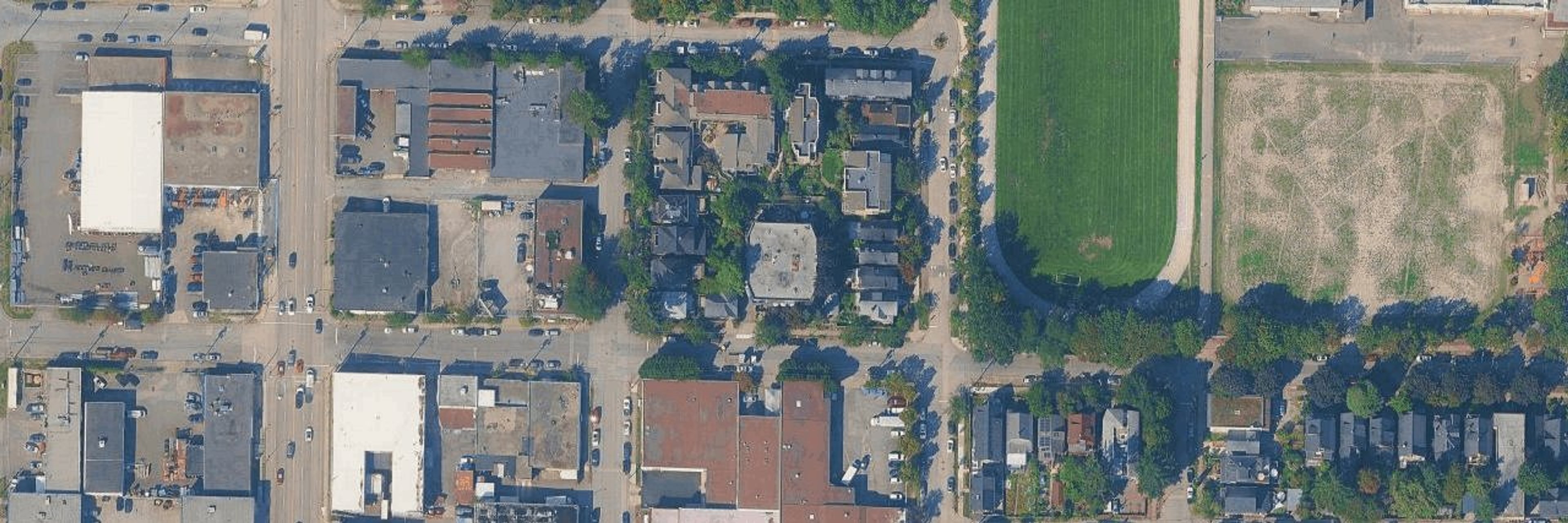 Landmark Place aerial view