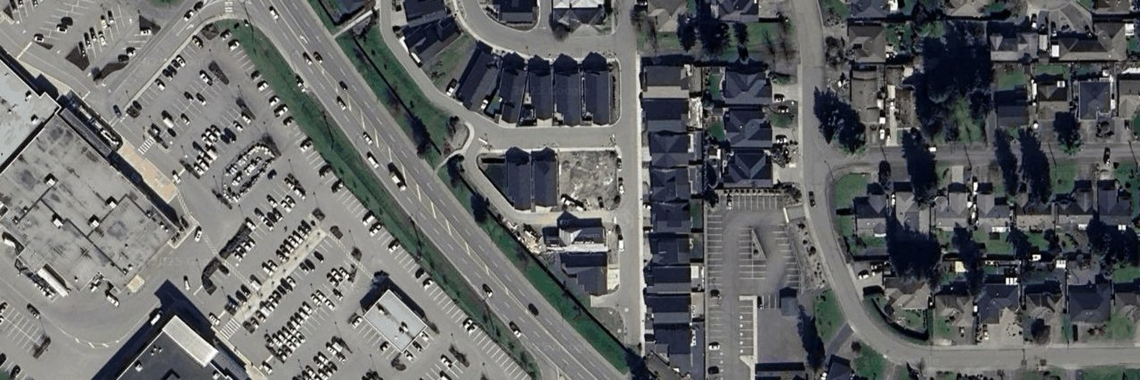 Whembley Crossing aerial view