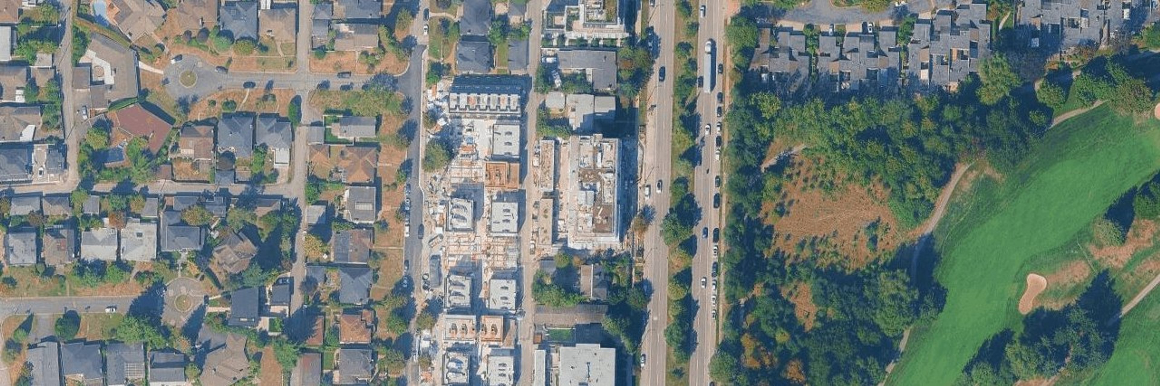 748 Sayward Hill aerial view