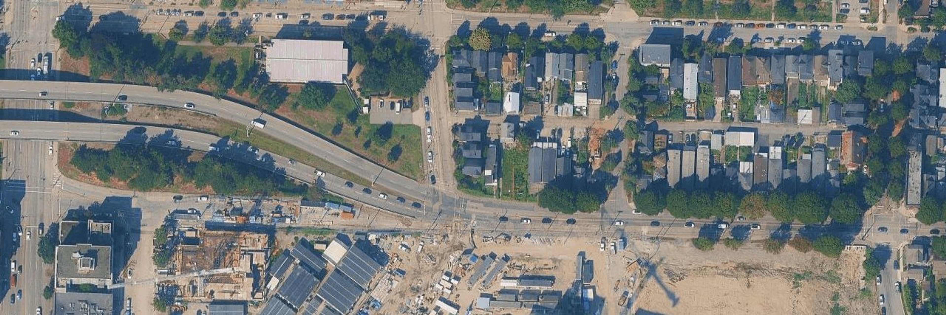 Strathcona Gateway aerial view