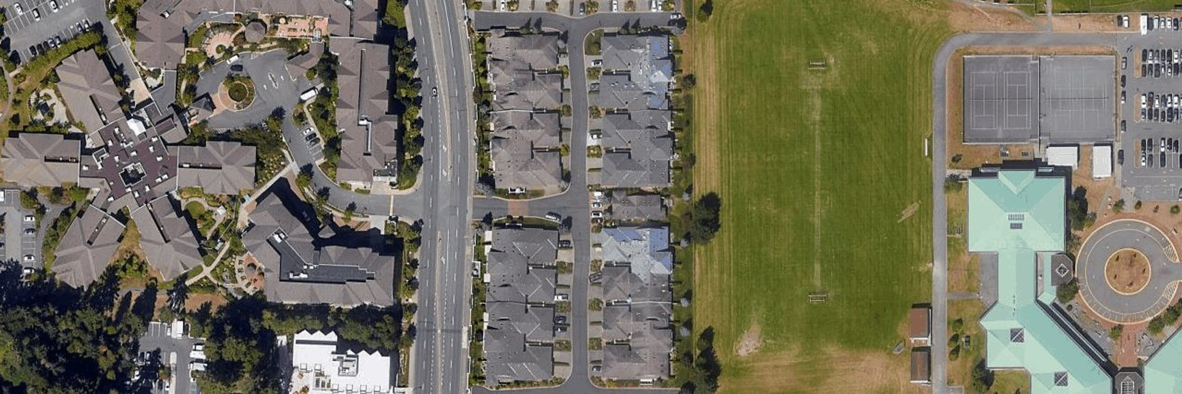 Ocean Walk Villas aerial view