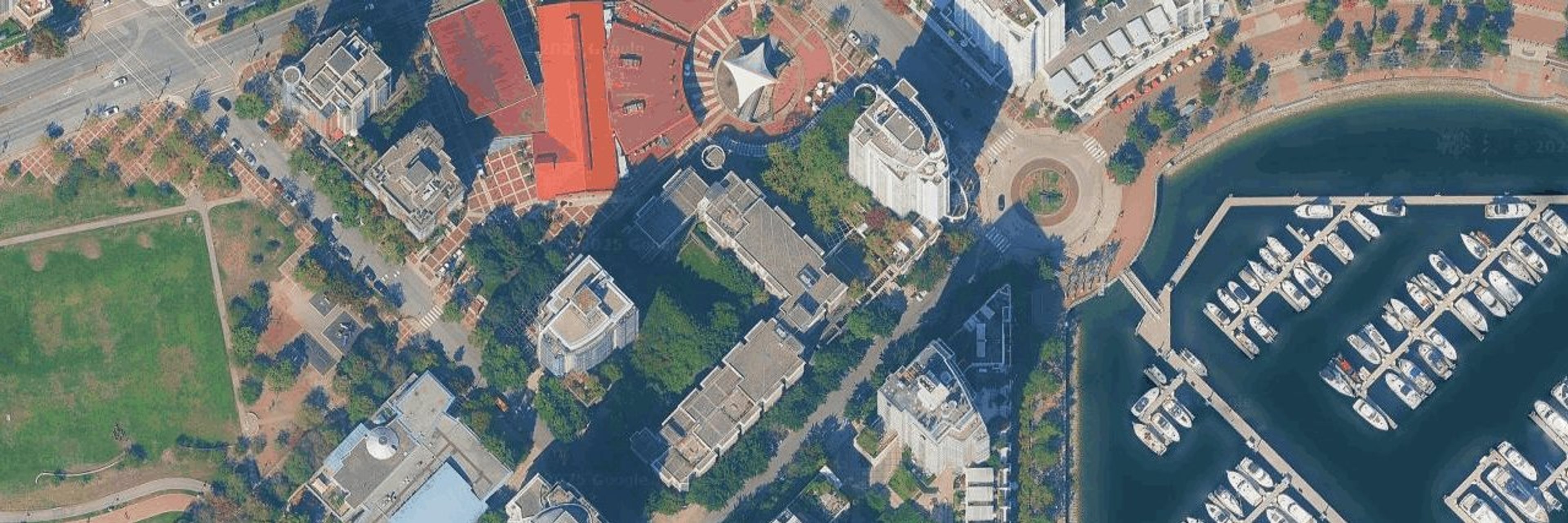 The Peninsula aerial view