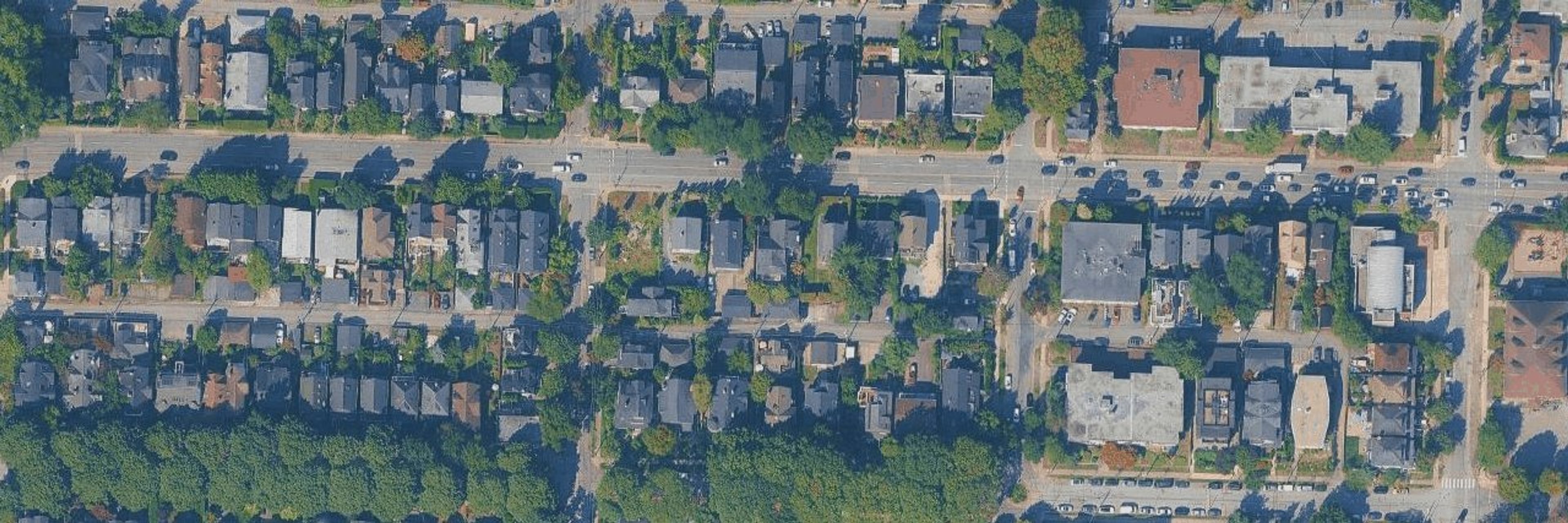City Hall aerial view