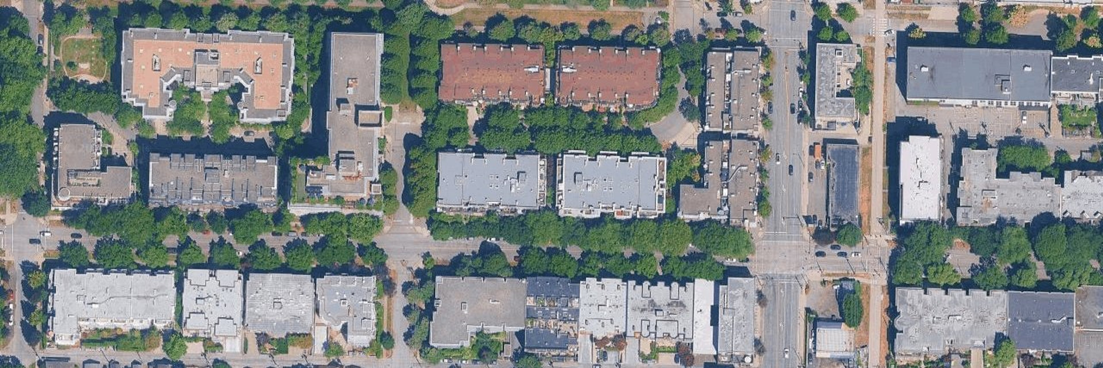 The Carlings aerial view