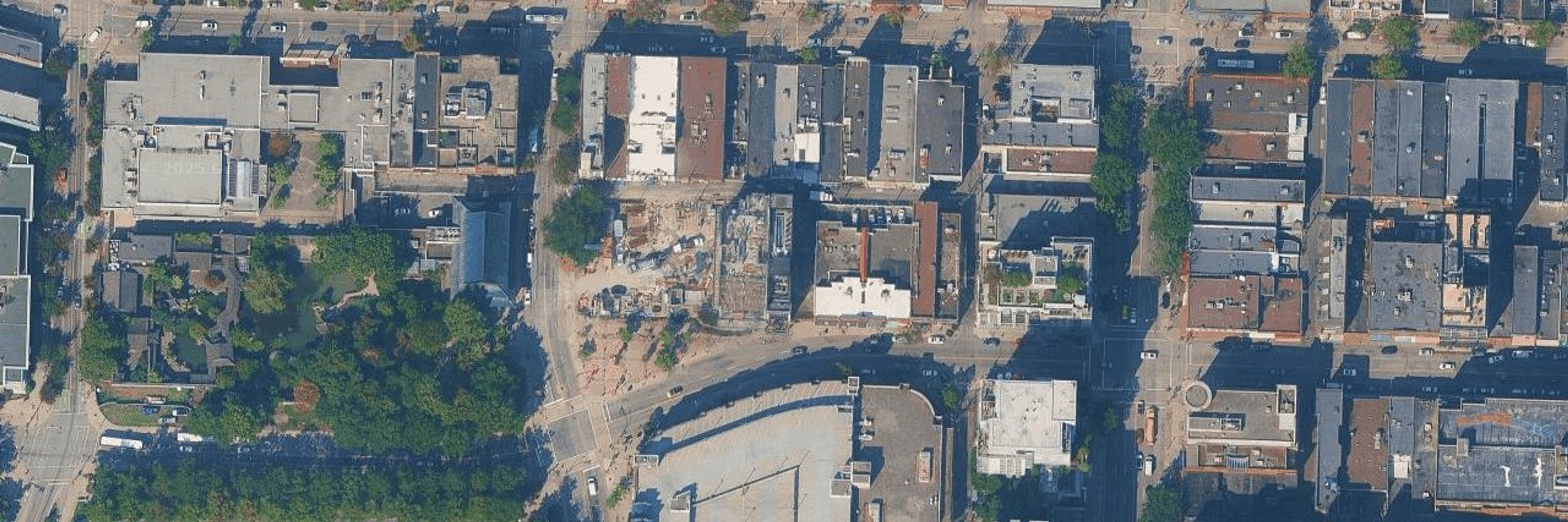 The Keefer aerial view