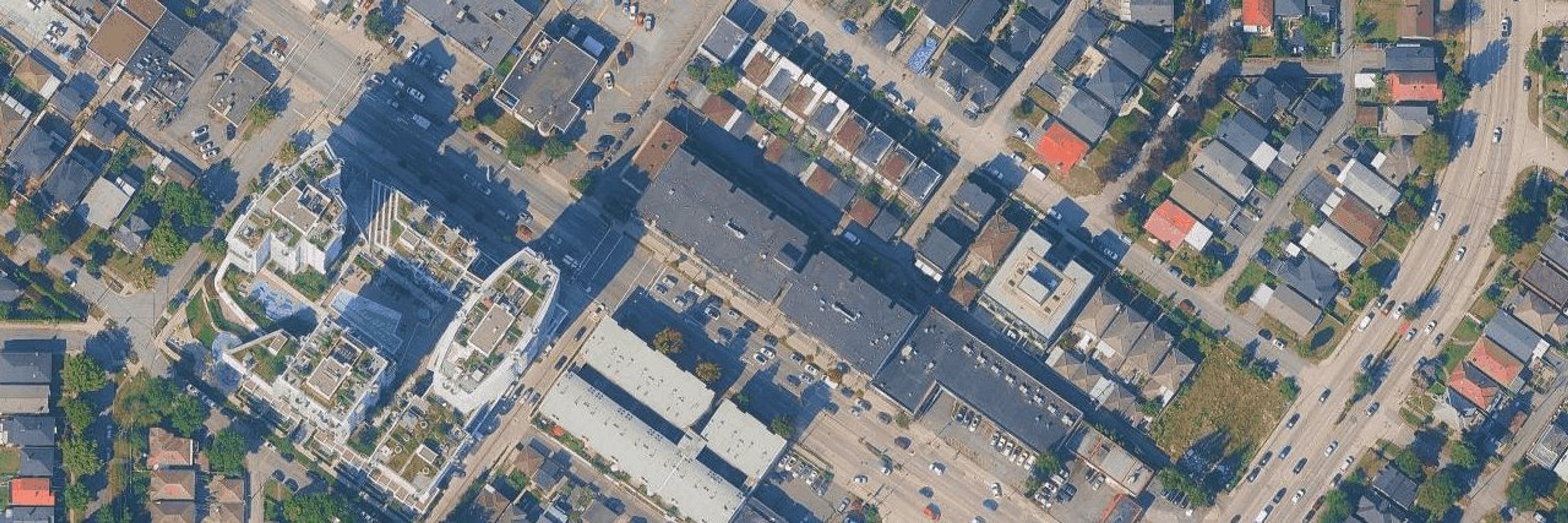 The Scena aerial view
