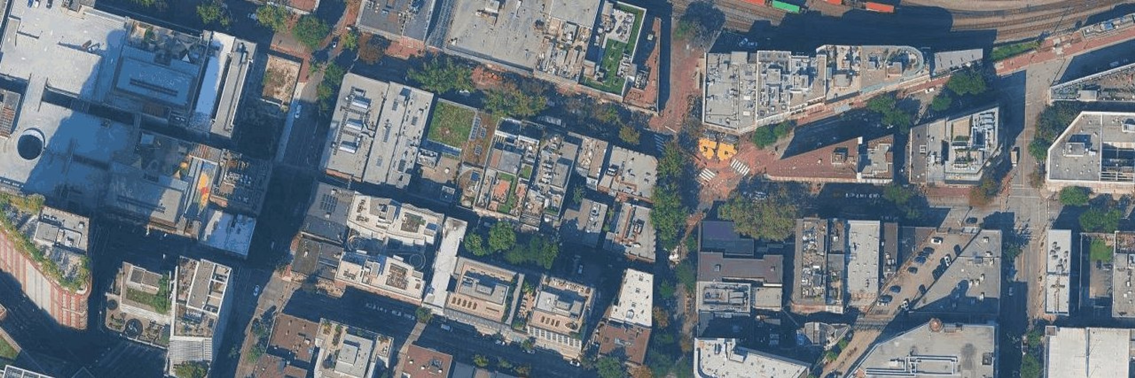 Garage aerial view