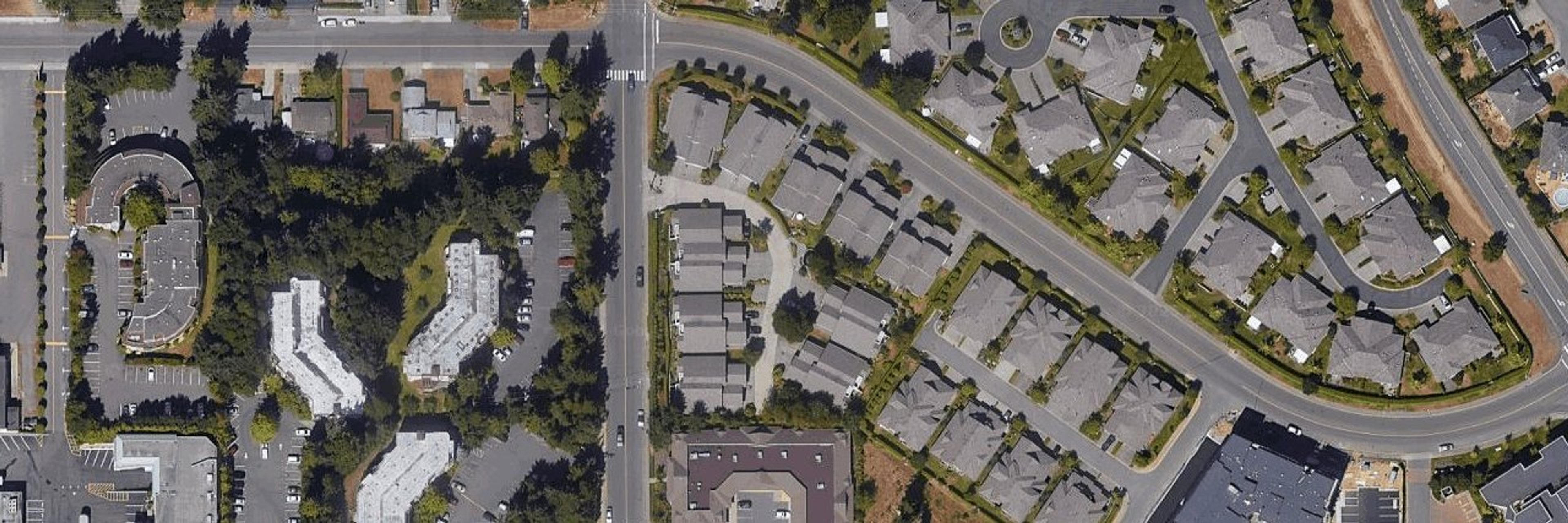 Pinewood Lane aerial view