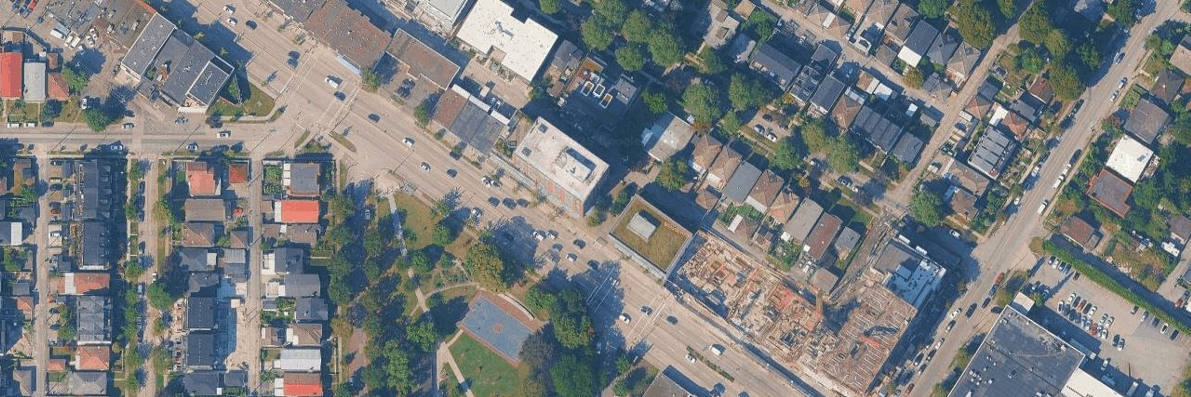 Skyway Tower aerial view