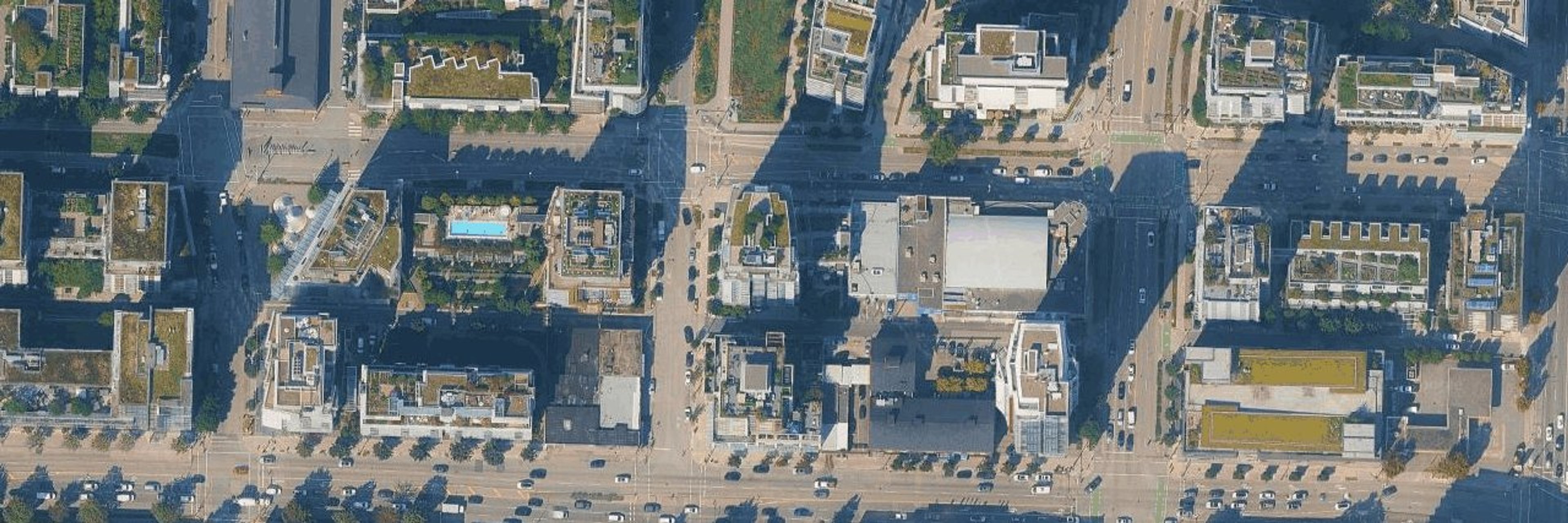 Pinacle On The Park aerial view