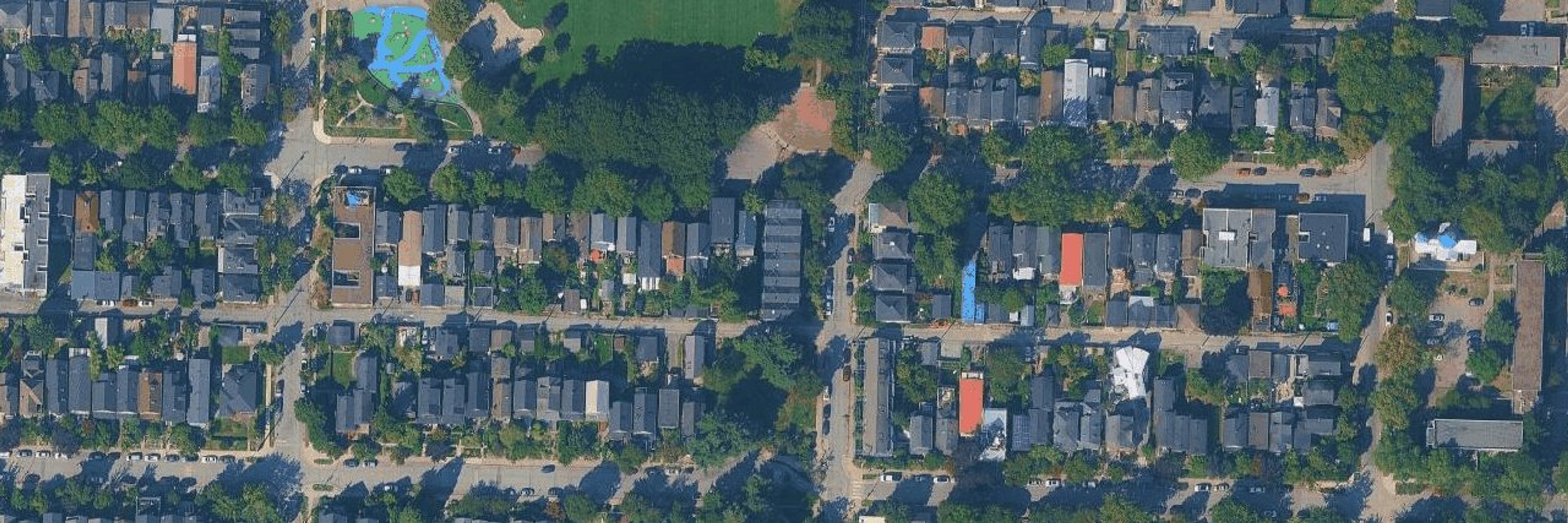 Vvest aerial view
