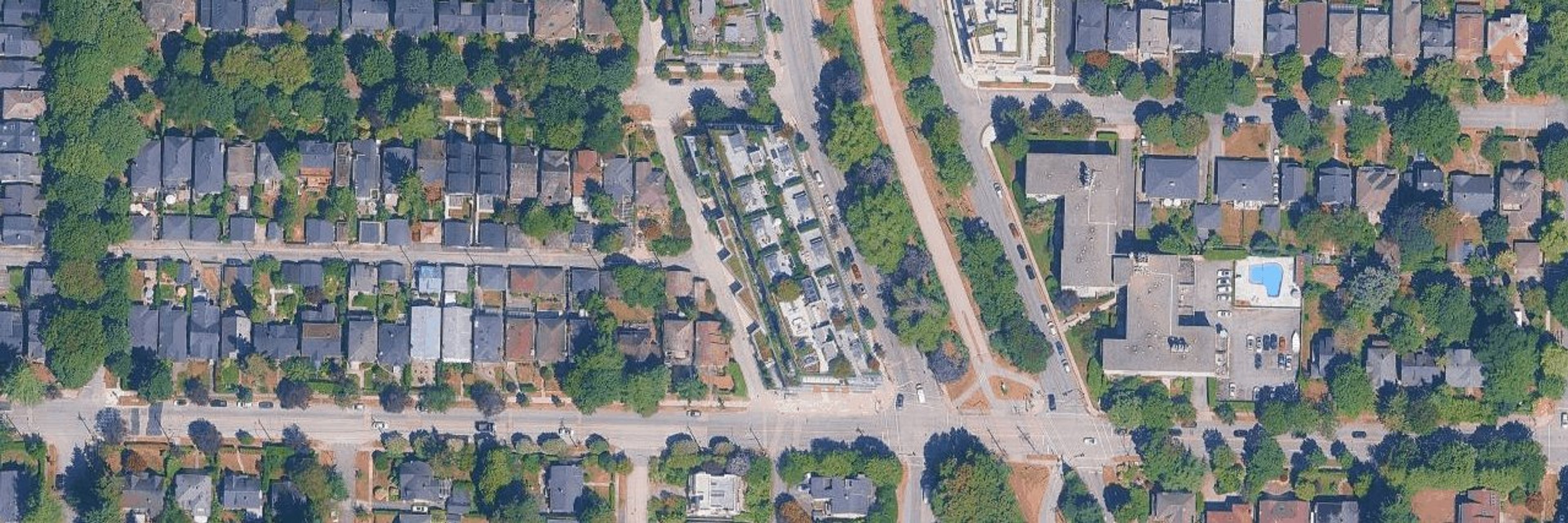 The Sterling aerial view