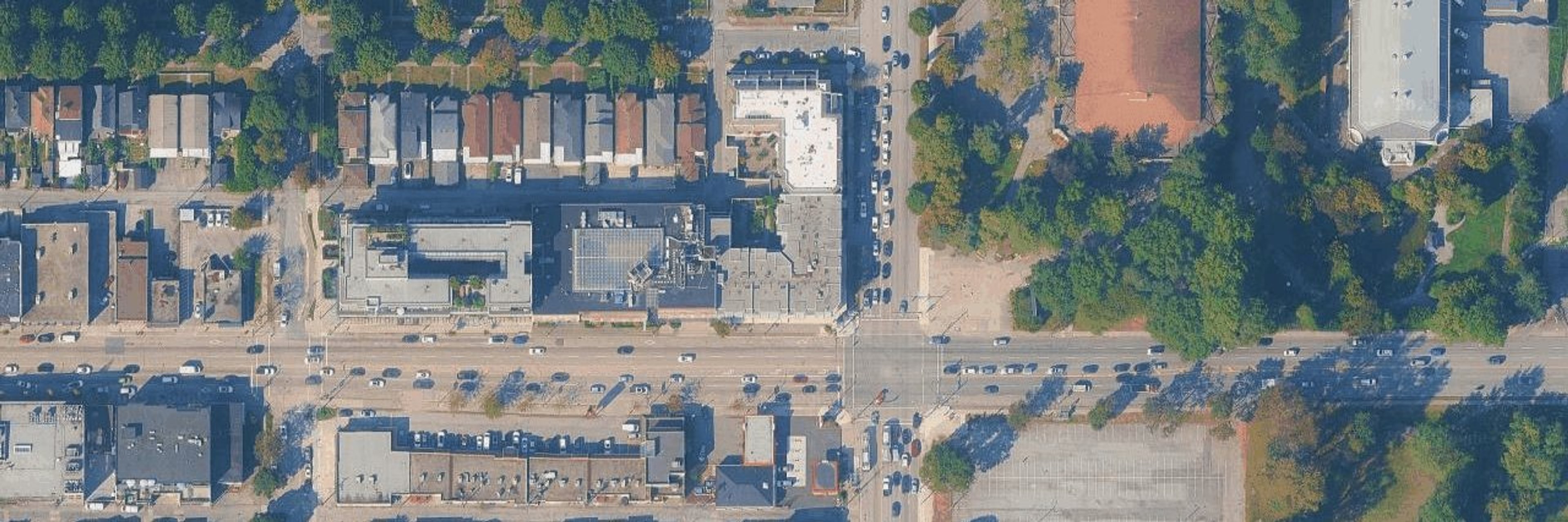Park Renfrew aerial view