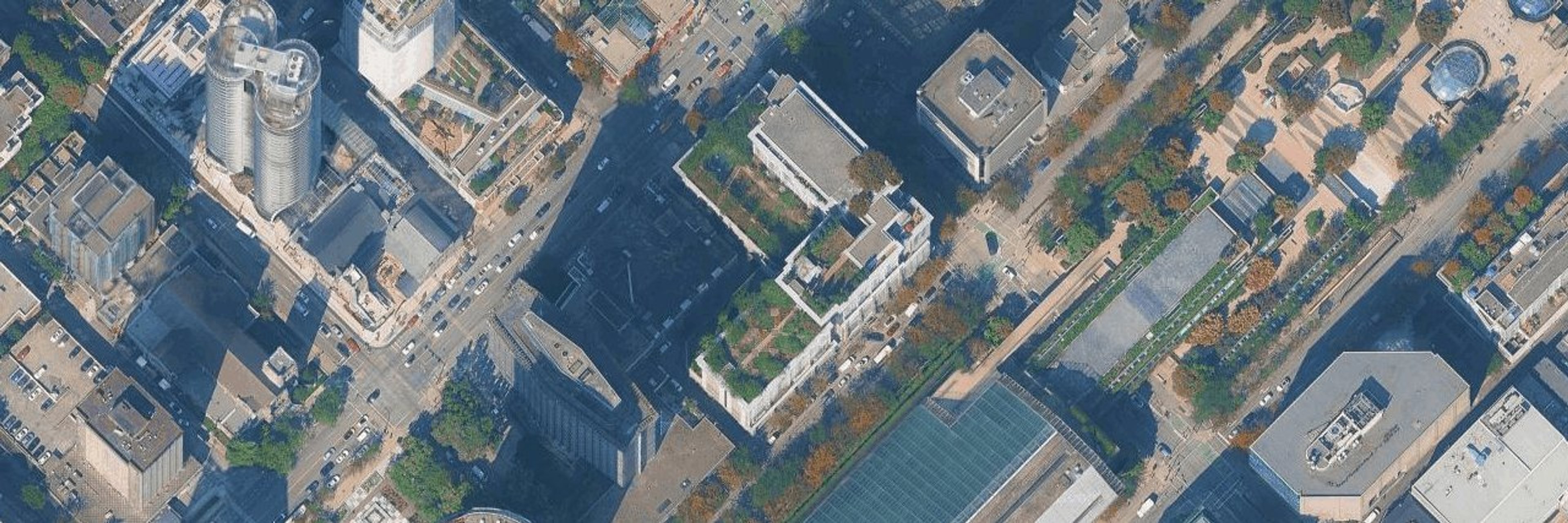 Electric Avenue aerial view