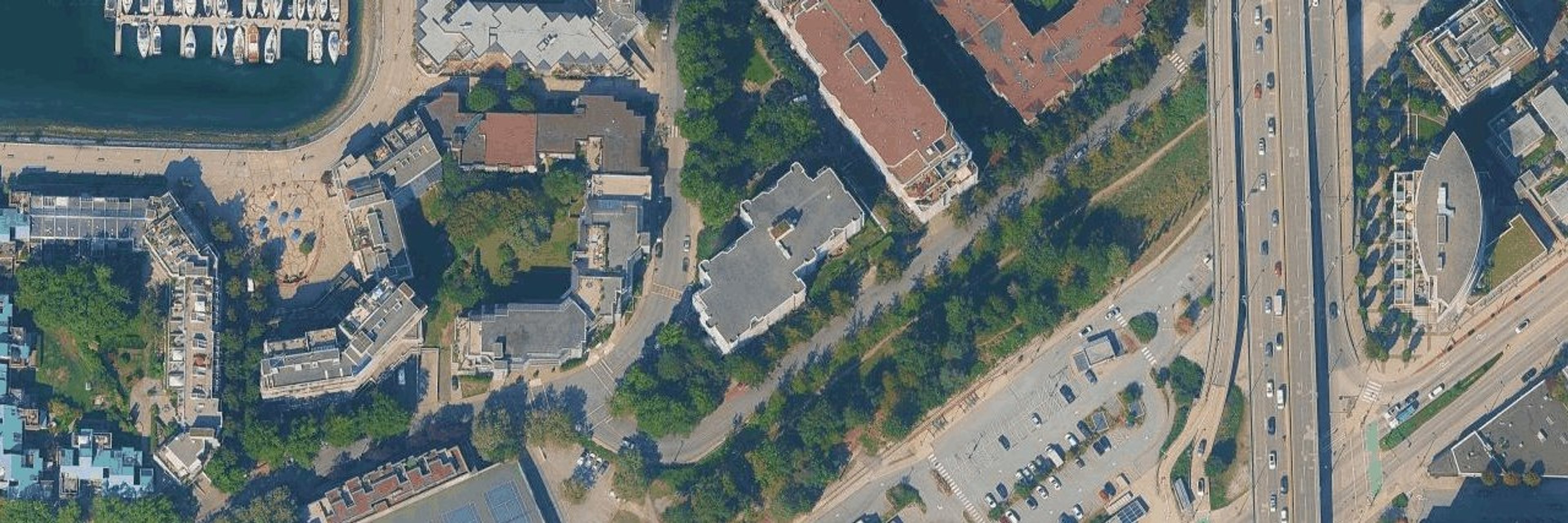 Discovery Quay aerial view