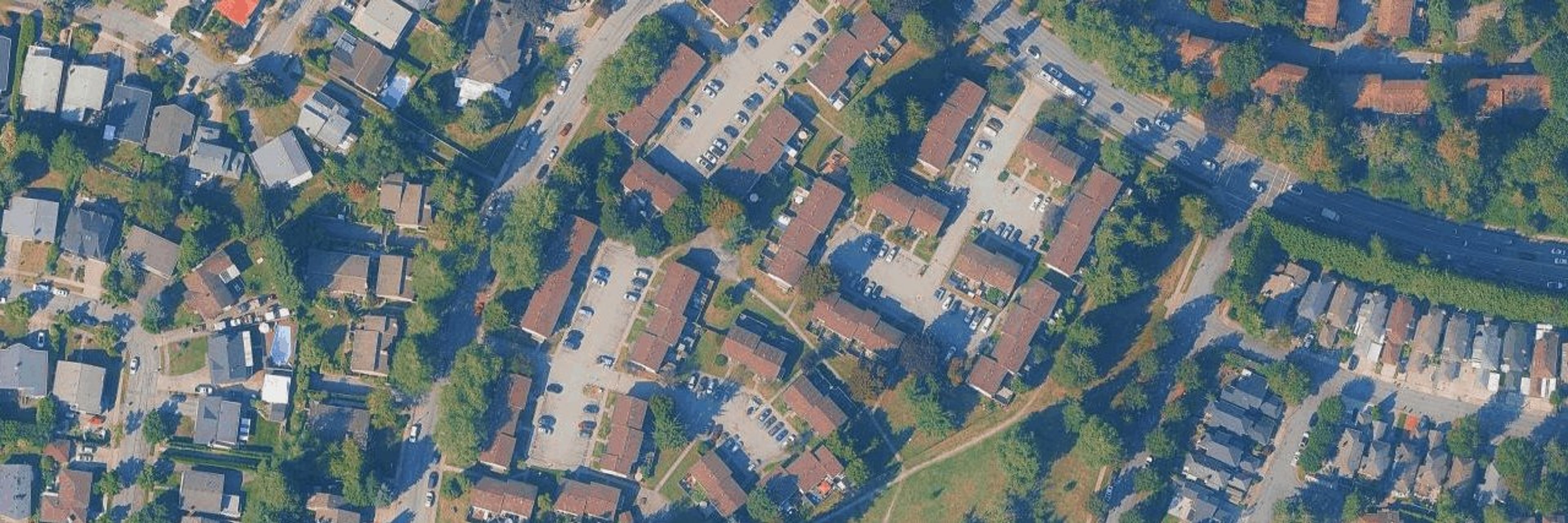 Champlain Villa aerial view