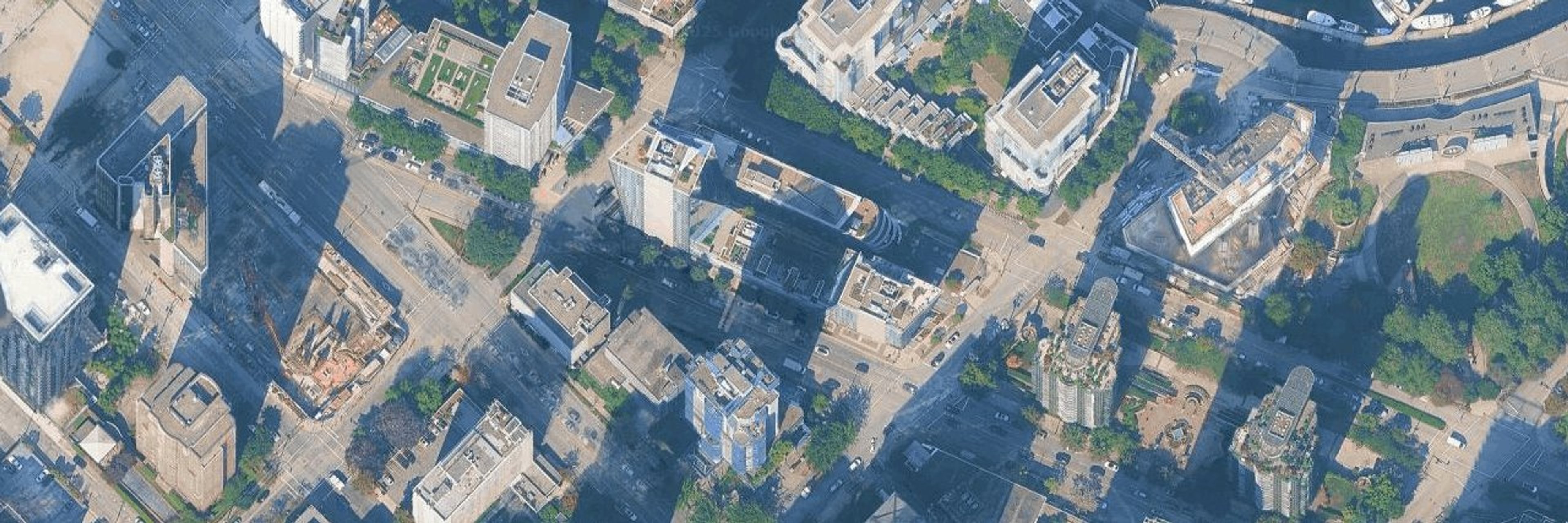 West Pender Place aerial view