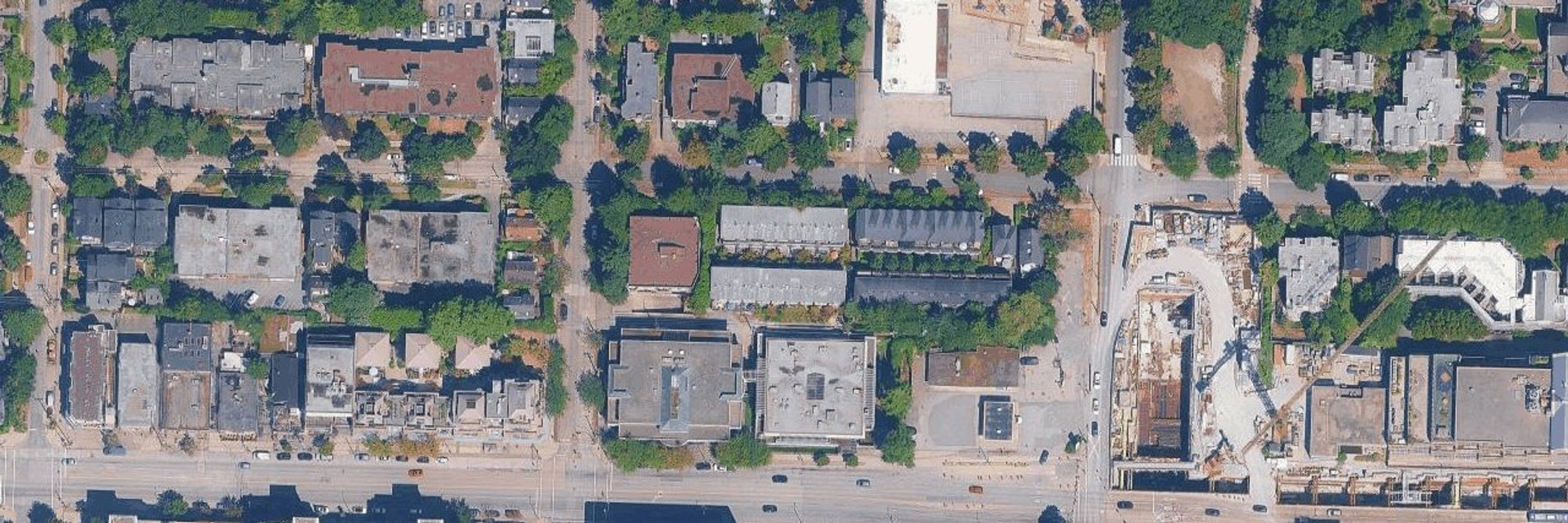 Canvas aerial view