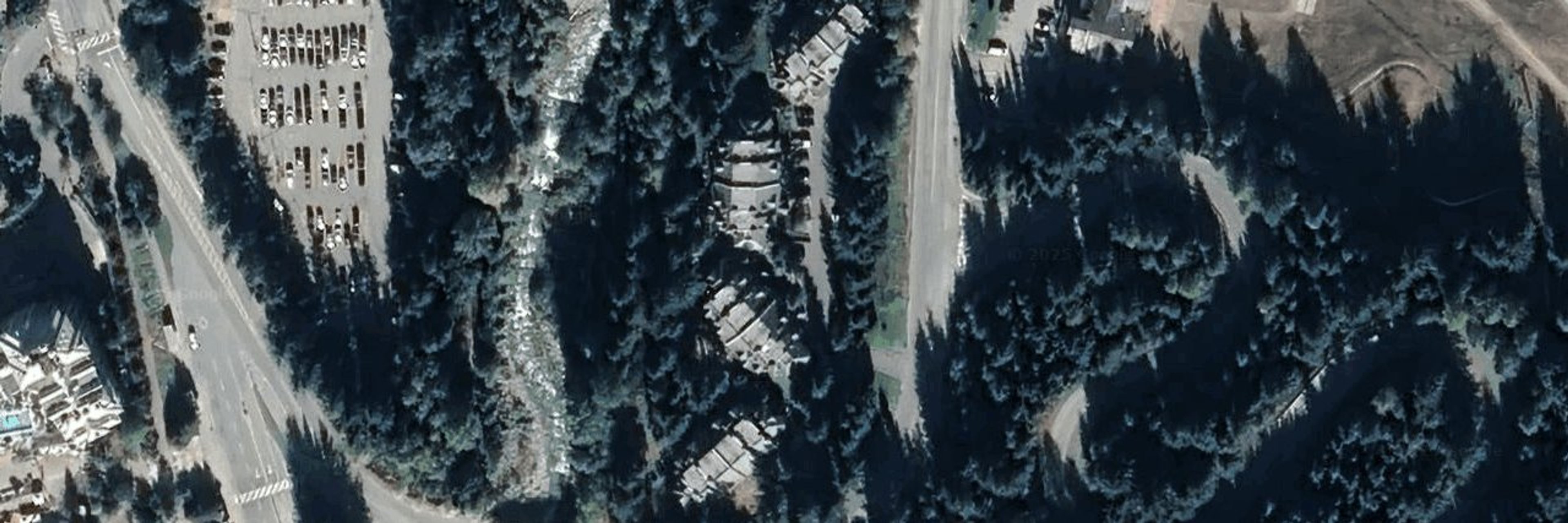The Gables aerial view