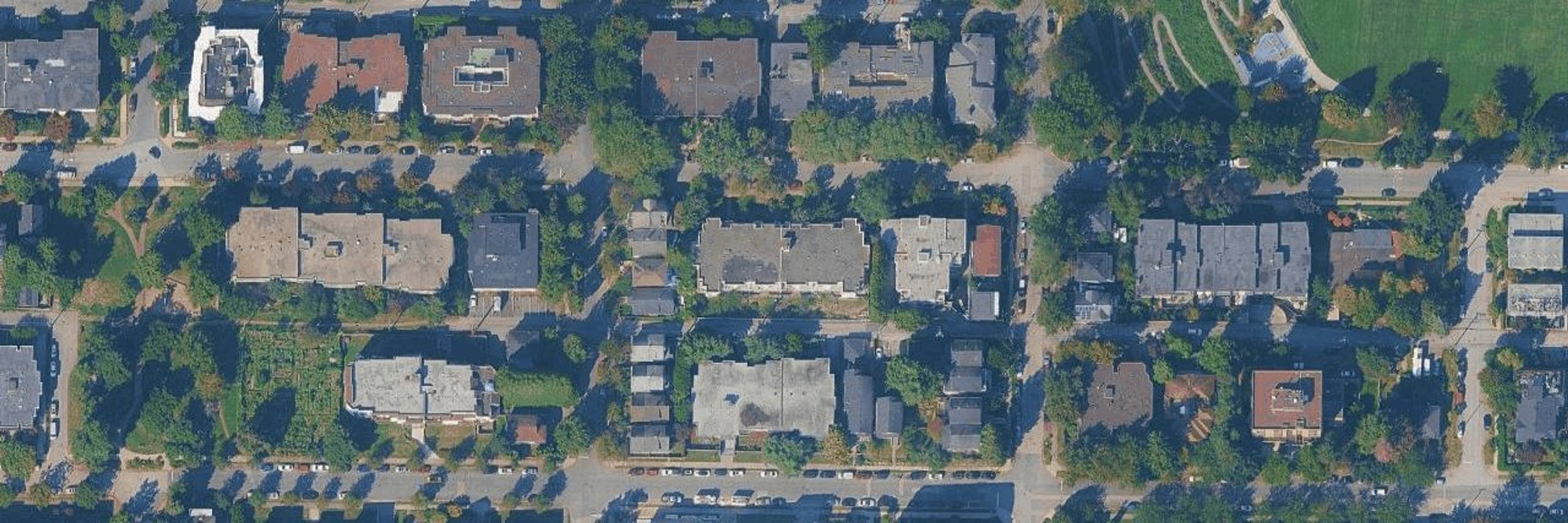 The Fairfax aerial view