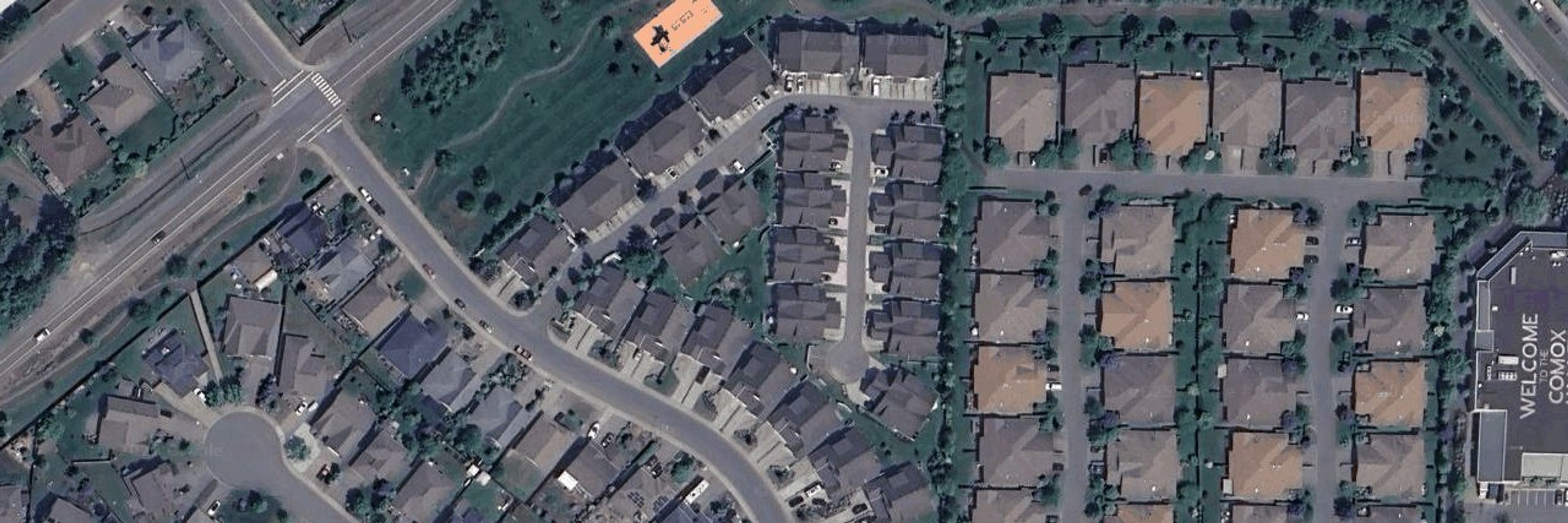 Lancaster Heights aerial view