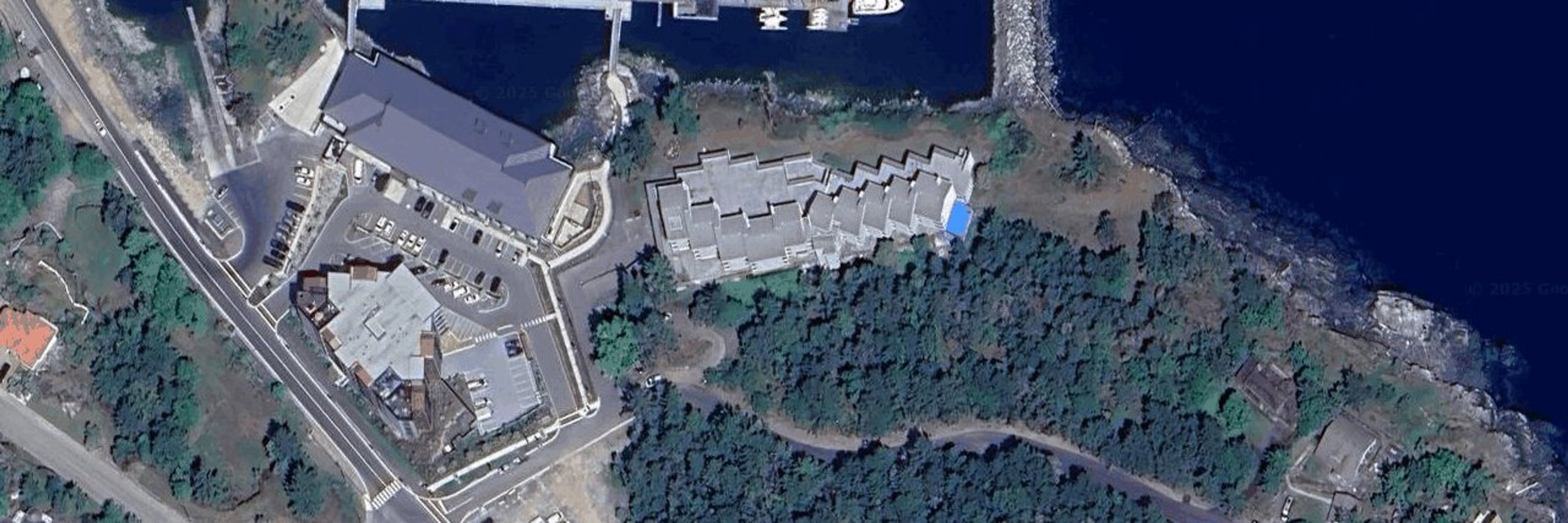 Schooner House aerial view