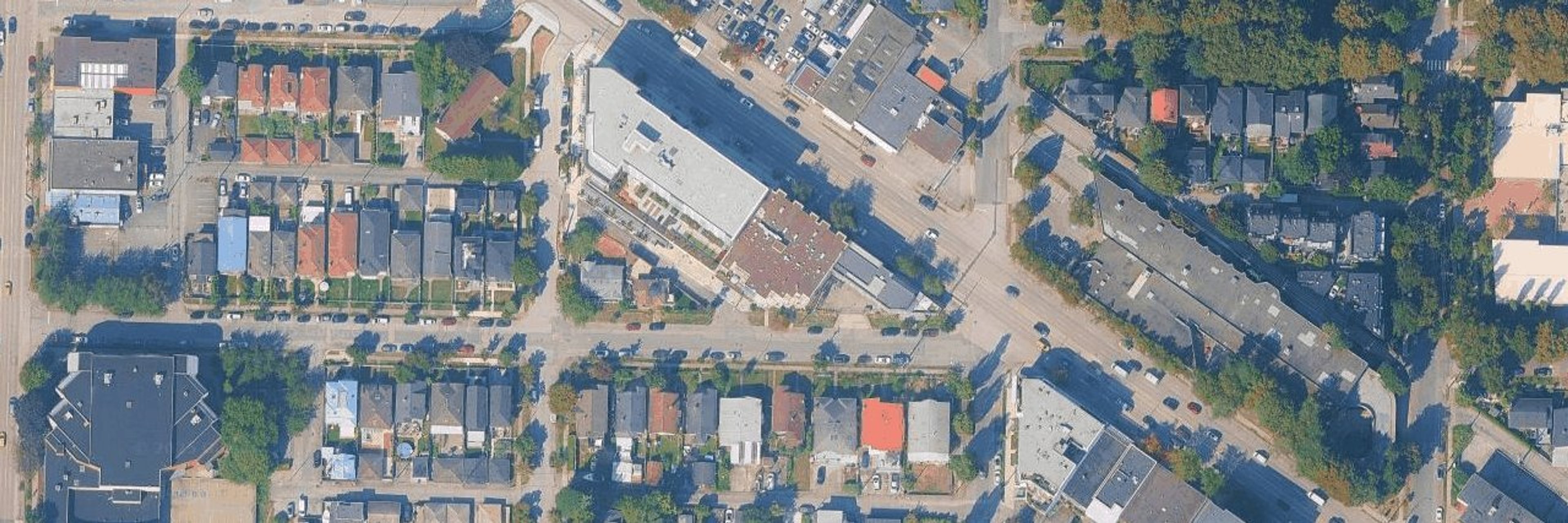 Kings Villa aerial view