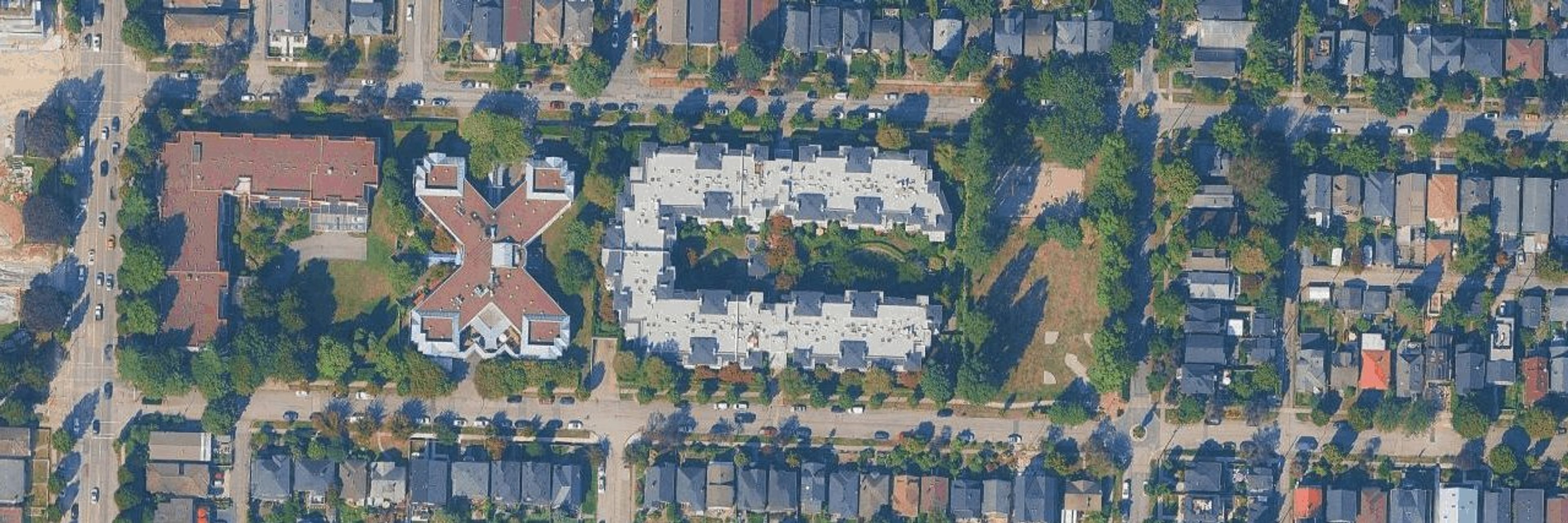 Magnolia Gate aerial view