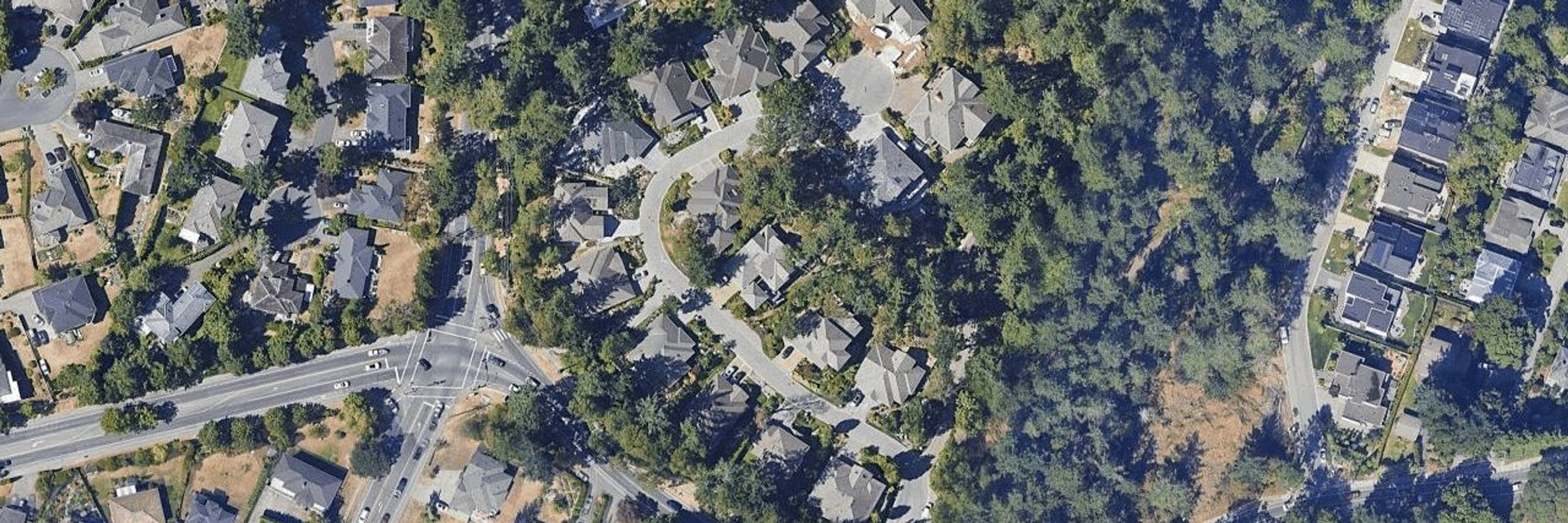 Oceanwood Lane aerial view