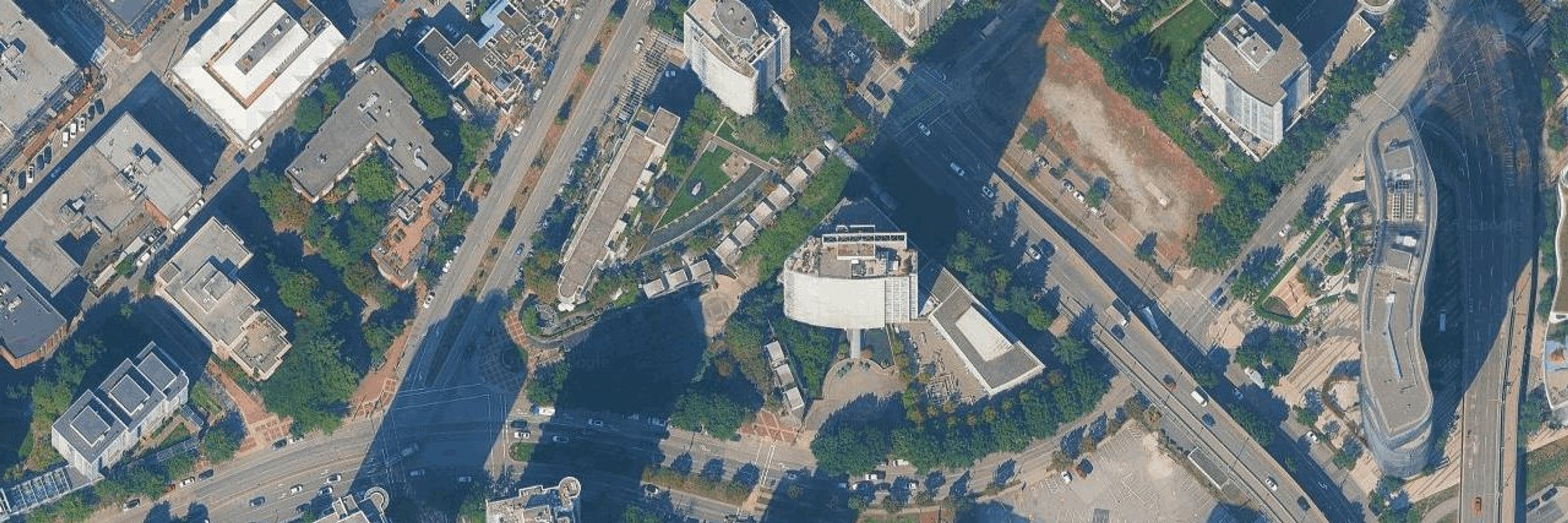 Marina Pointe-Landmark aerial view