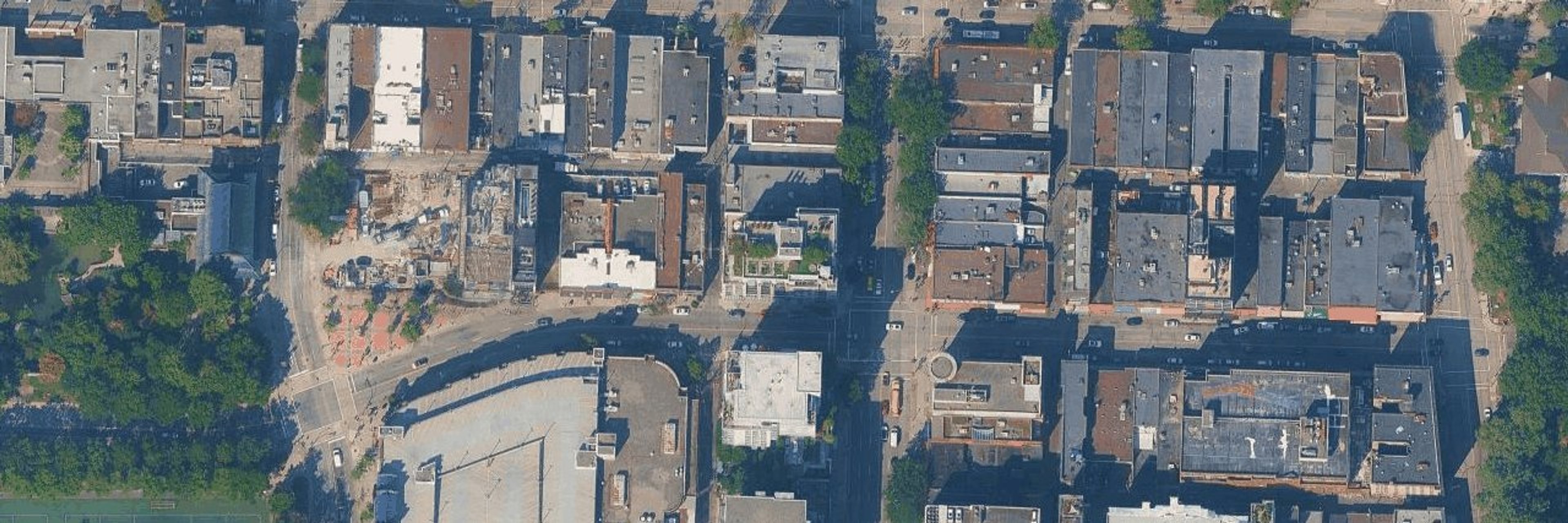 Keefer Block aerial view