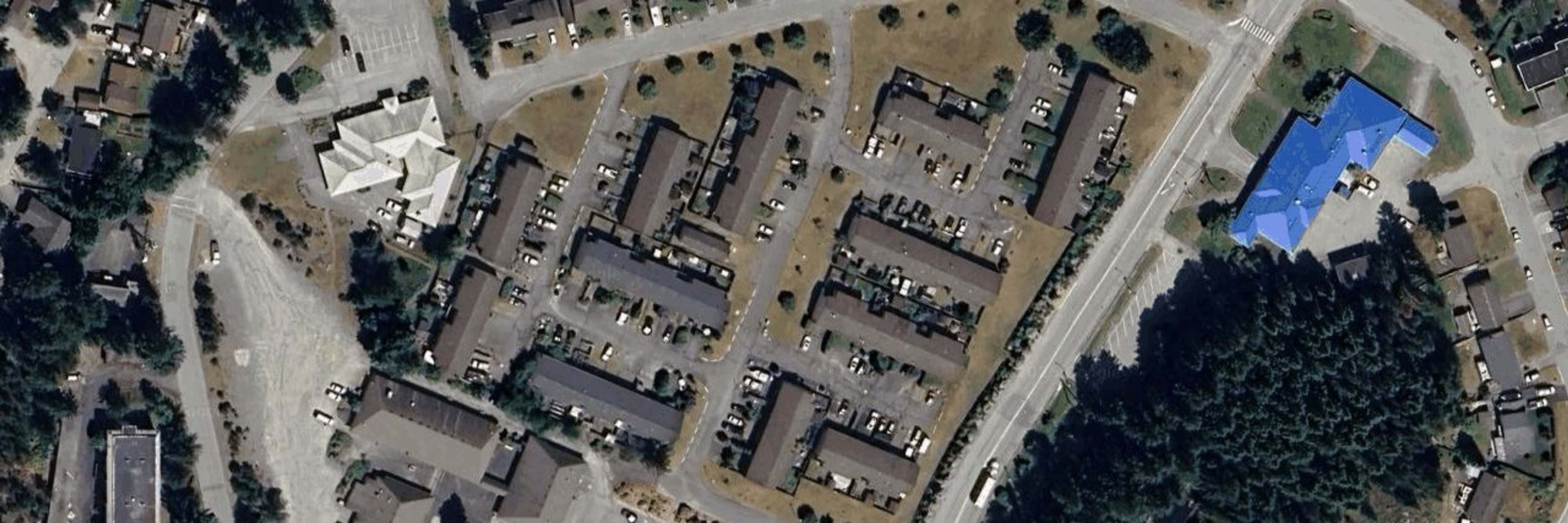 LARCH PLACE or MUCHALAT PLACE aerial view