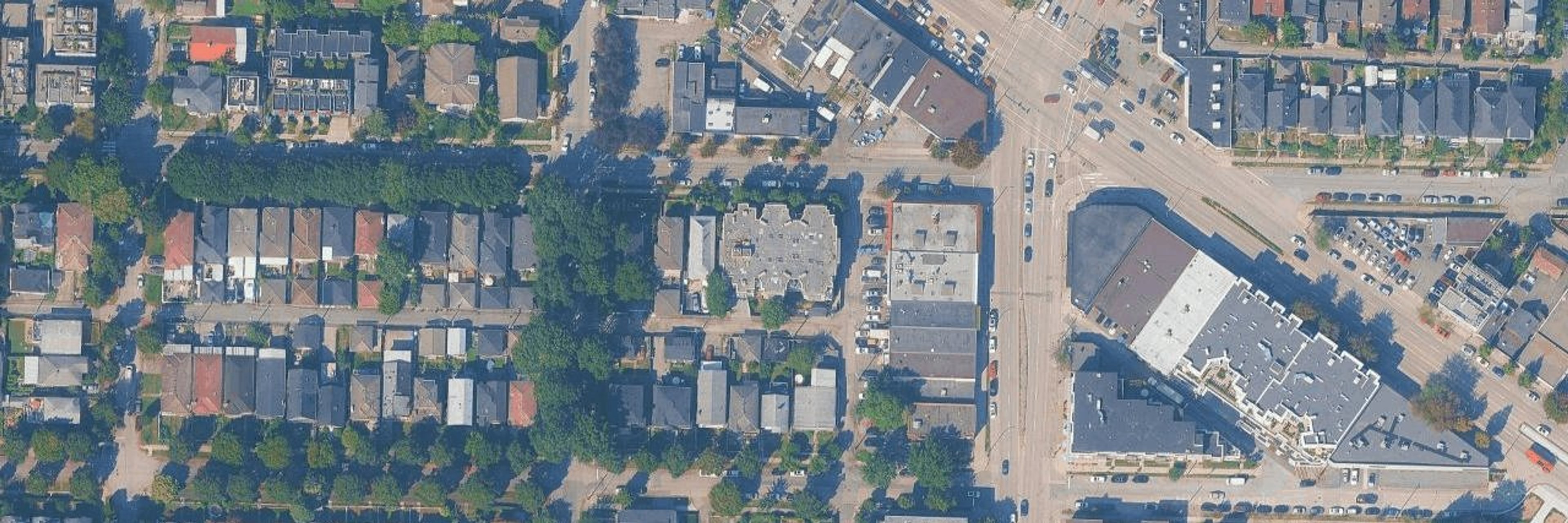 Vintage Eastside aerial view