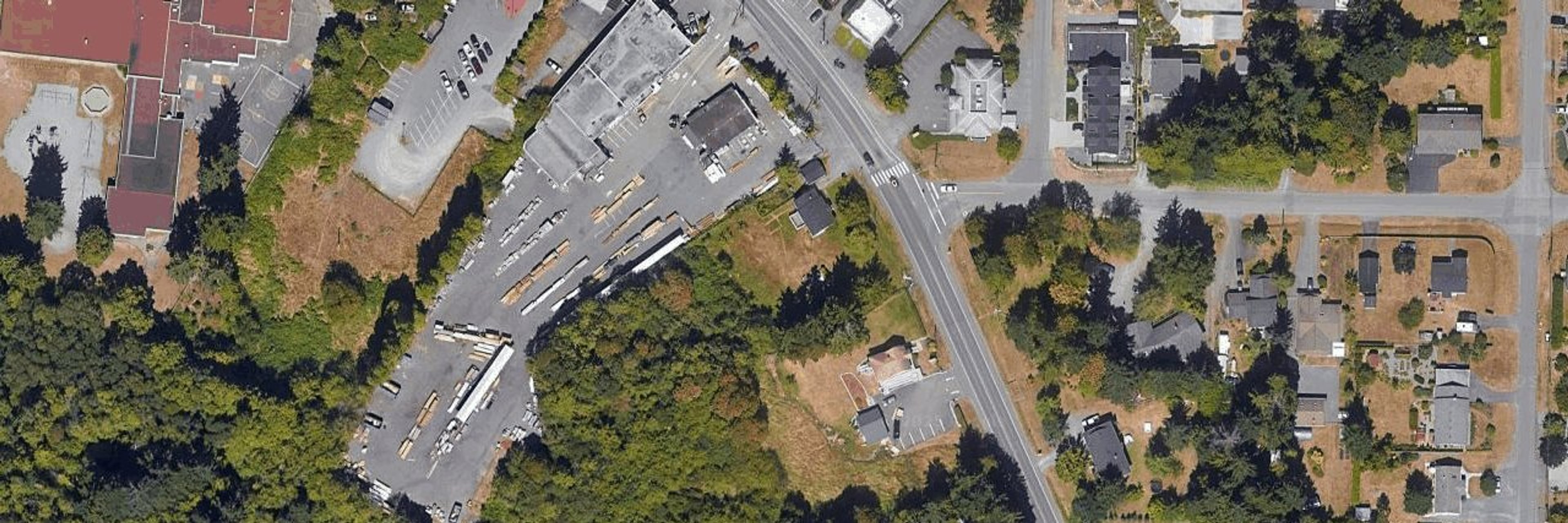 Coastline Station aerial view