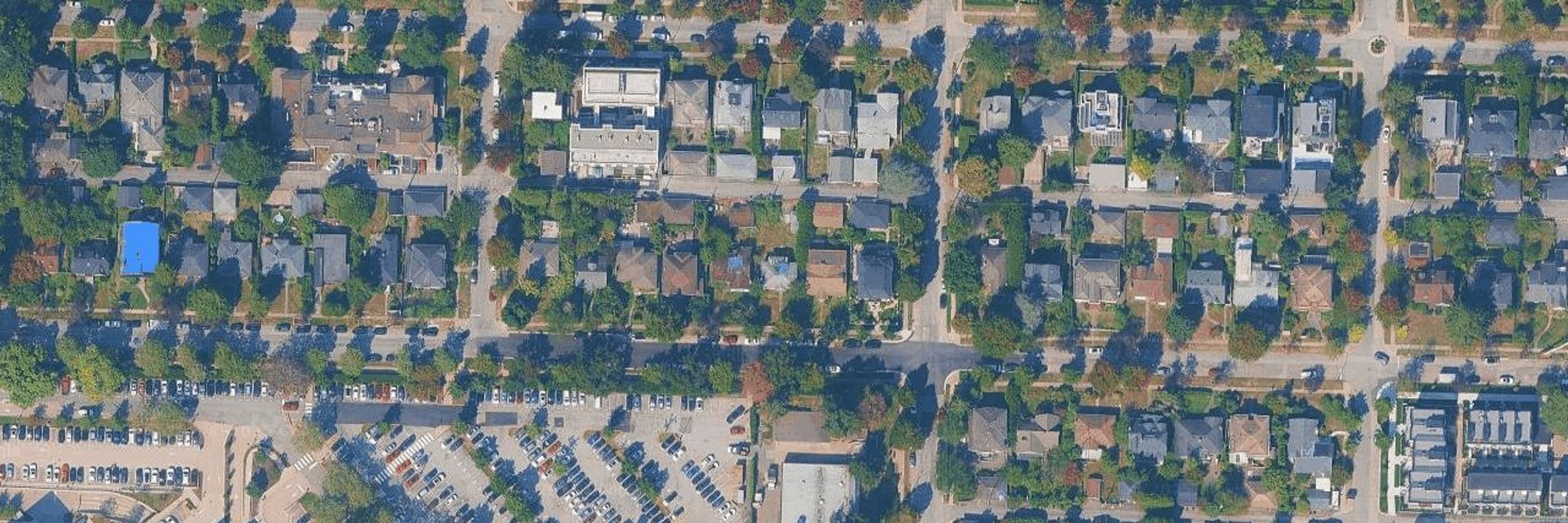 28 West aerial view