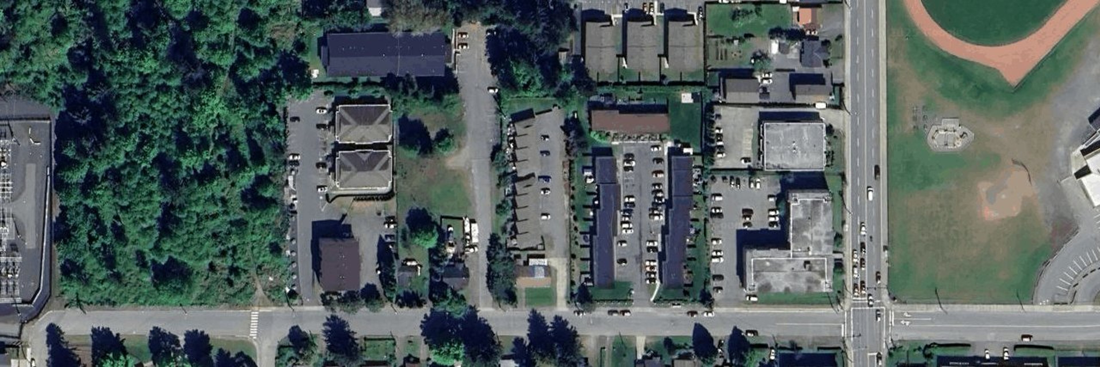 Redonda Court aerial view