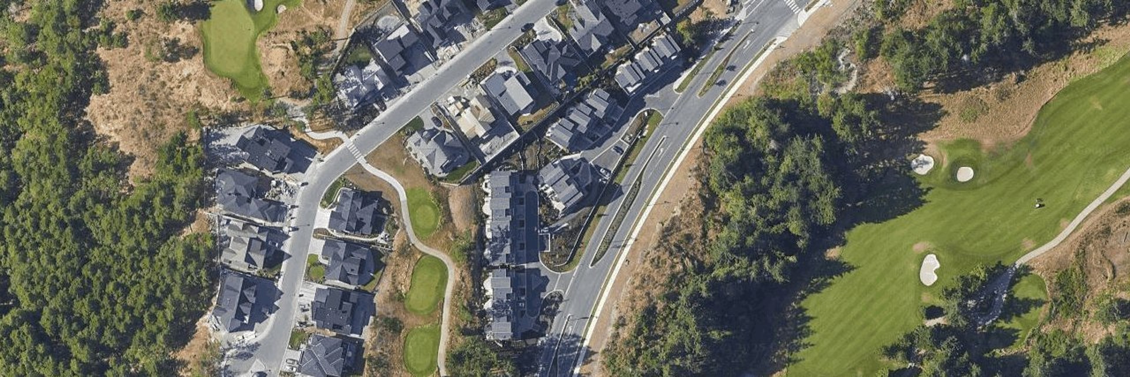 Cypress Mews aerial view
