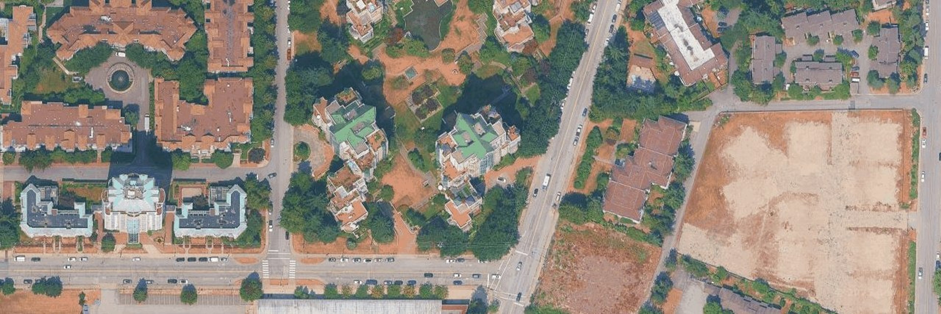 The Mackenzie aerial view