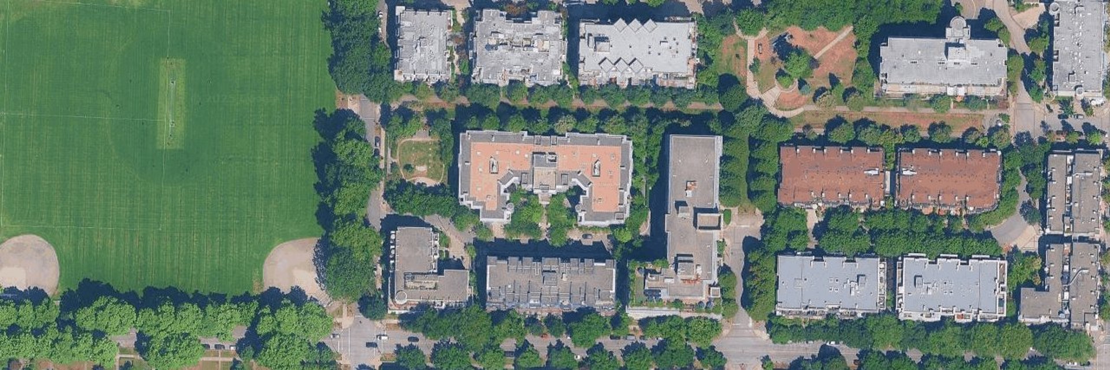 Tropez aerial view