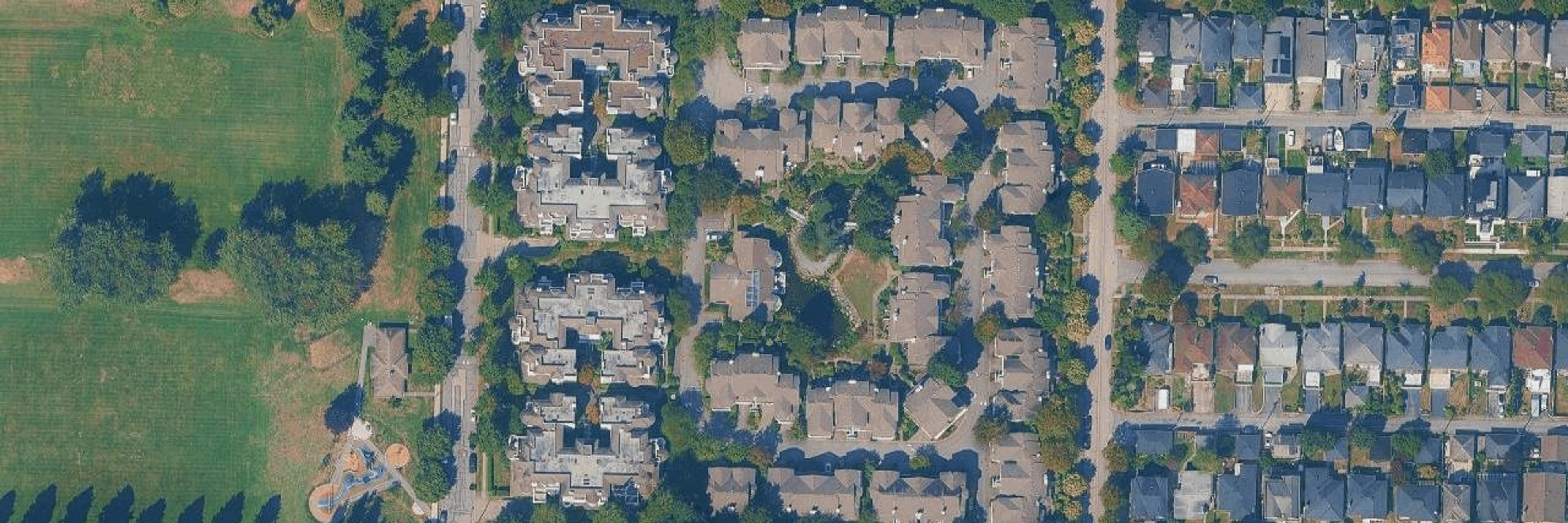 The Springs At Langara aerial view