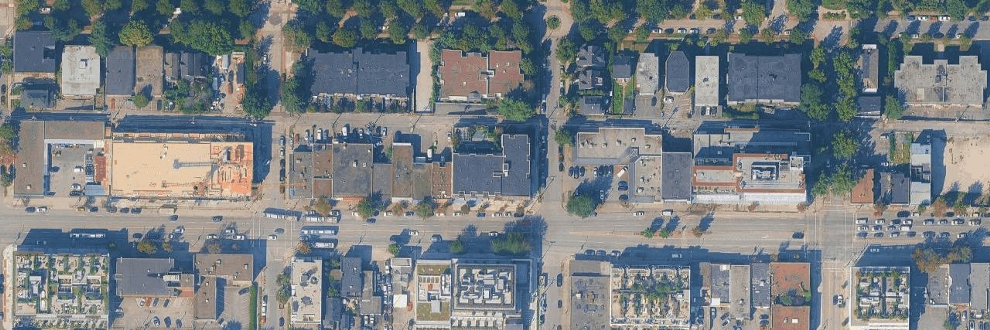 Midtown aerial view