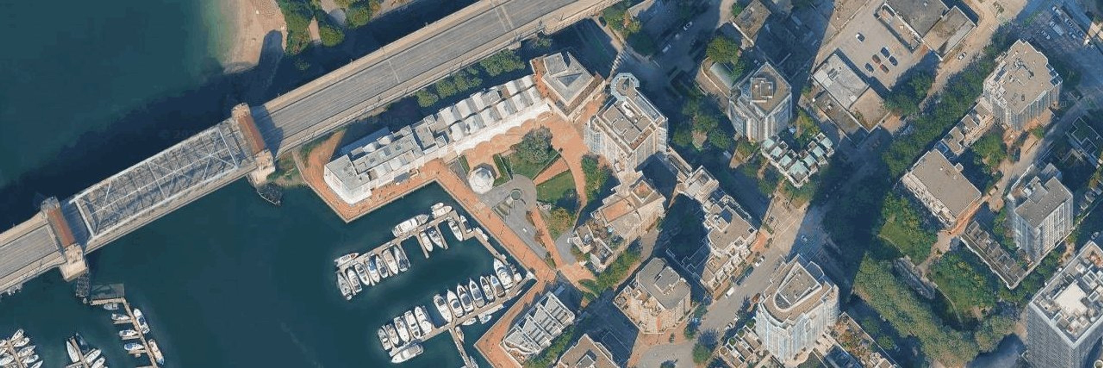 1000 Beach aerial view