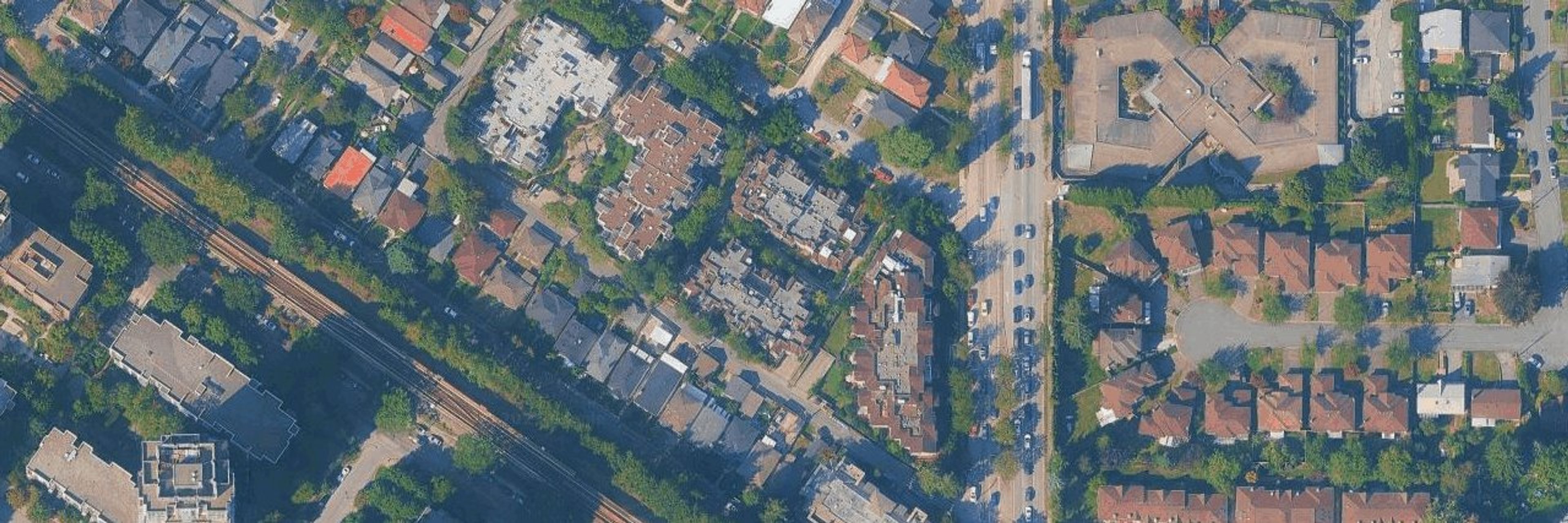 Rae Court aerial view