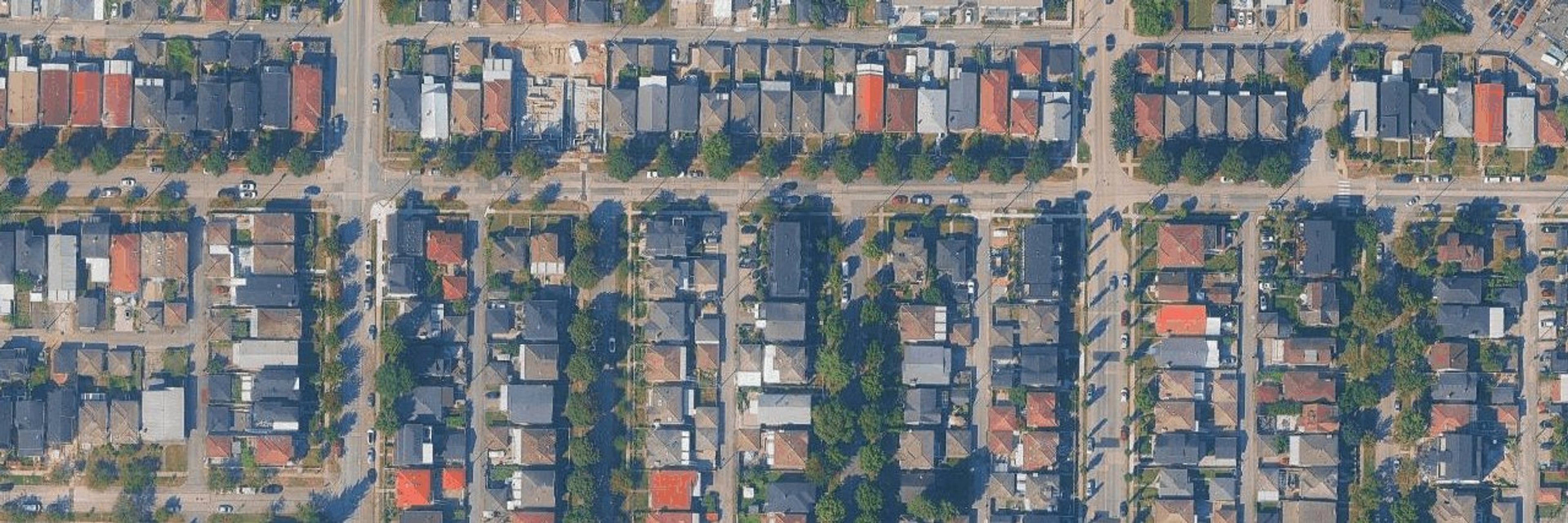 Collingwood Van East aerial view