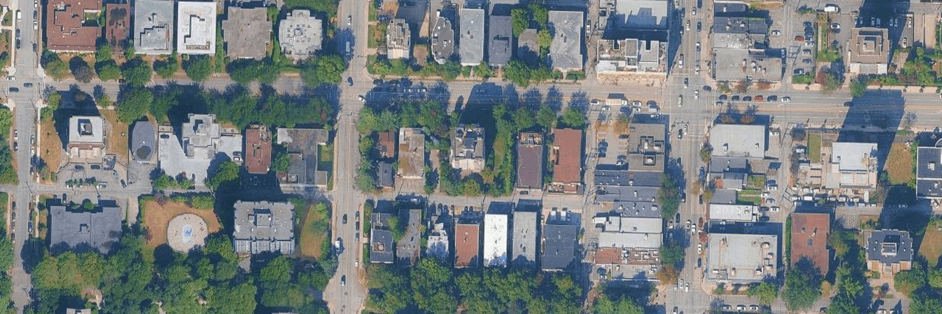The Shaughnessy aerial view