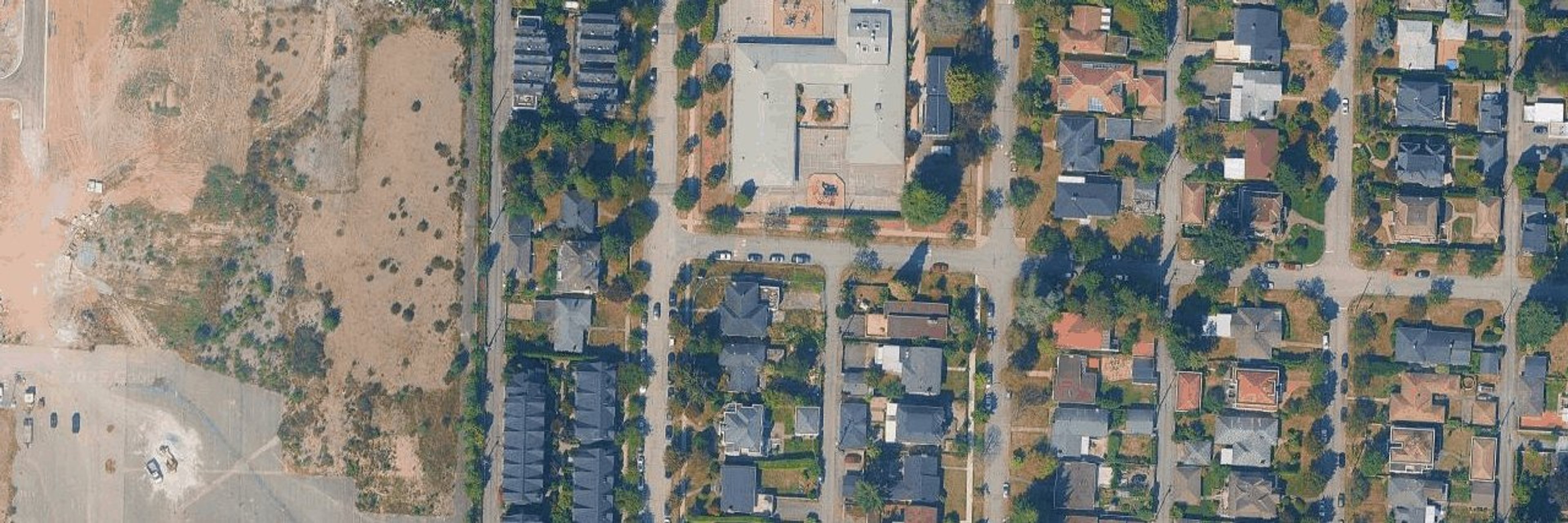 Willow Walk aerial view