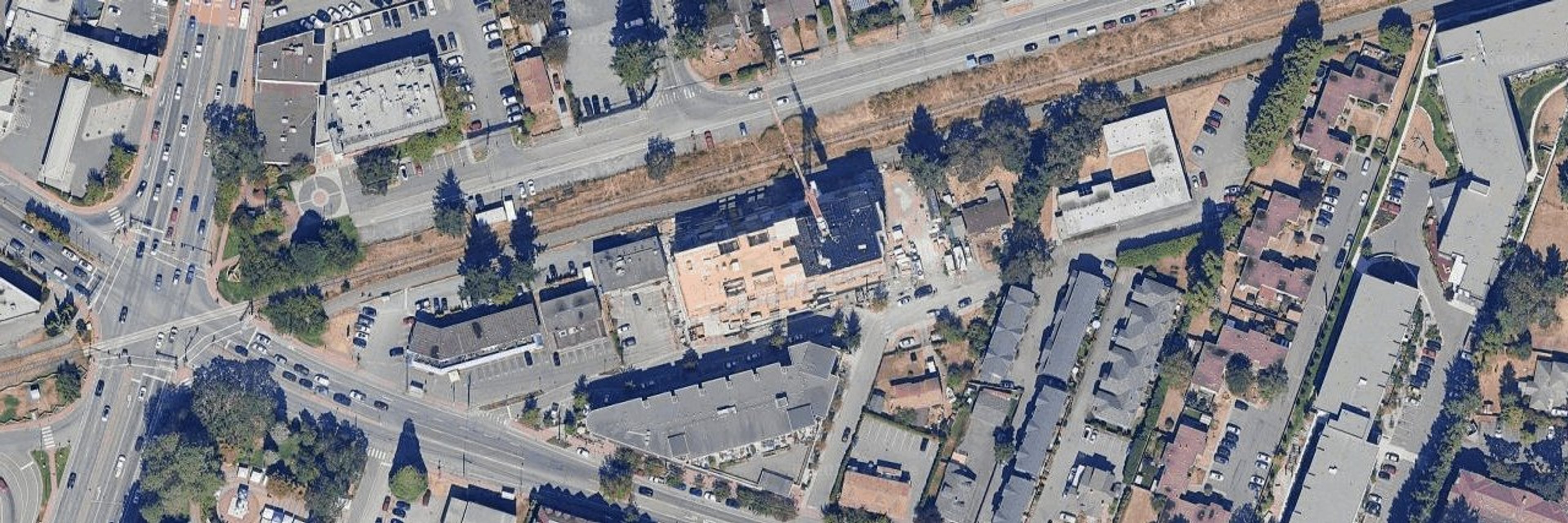 The Grand on Granderson aerial view